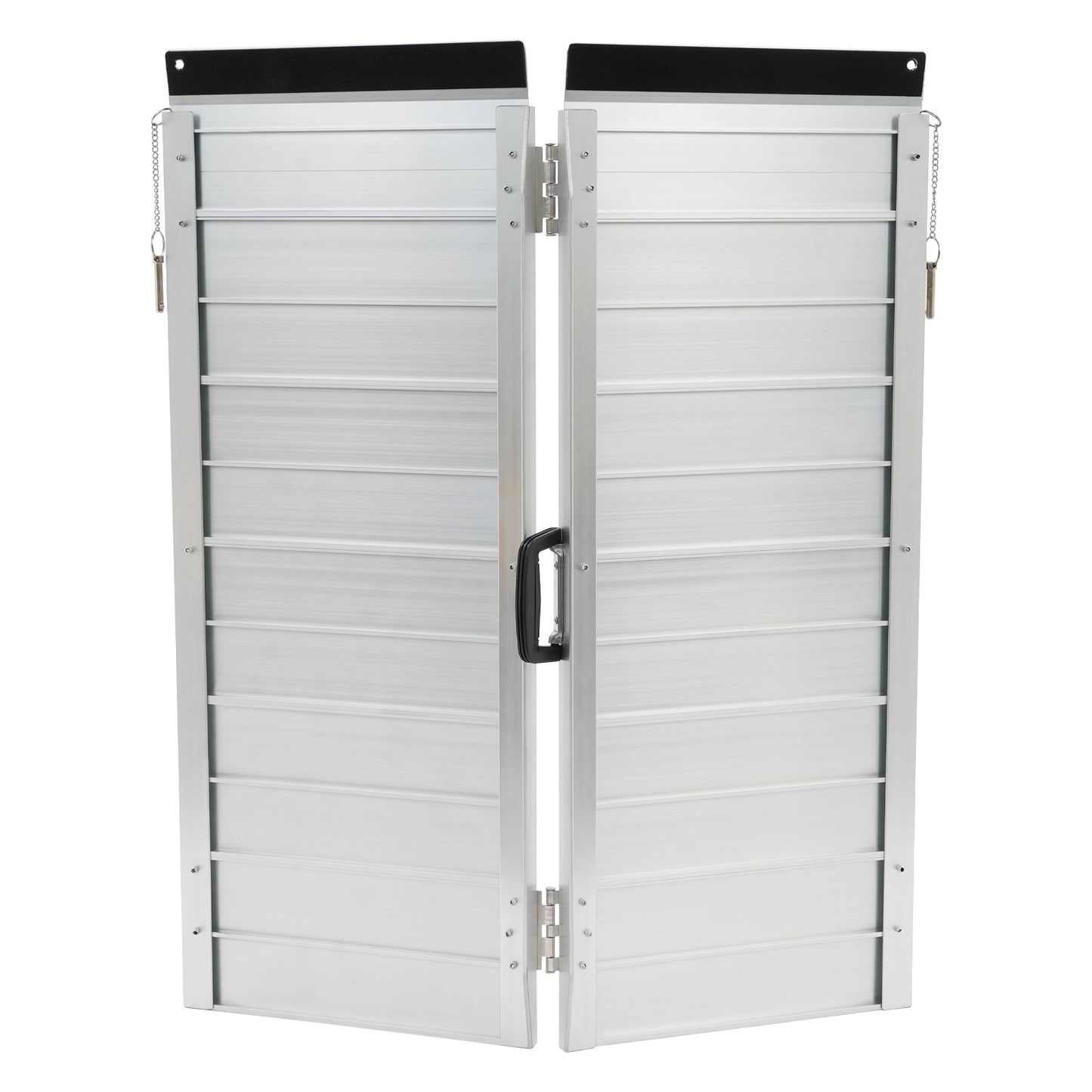 91.44cm Portable Ramp | Folding Handicap Ramp with Handle, Aluminum Alloy Material by NaMaSyo for Steps/Stairs/Scooter