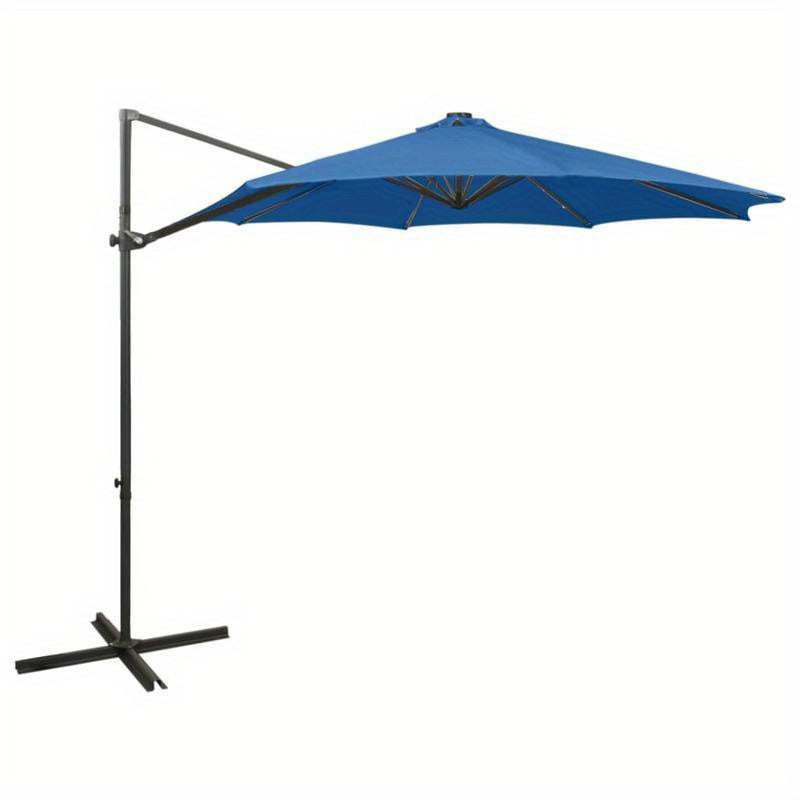 Zwevende Parasol – Lichte Parasol – Vierkante Parasol – Blauw Azure Parasol – Stevig Metalen Frame – Vented Top Voor Comfort