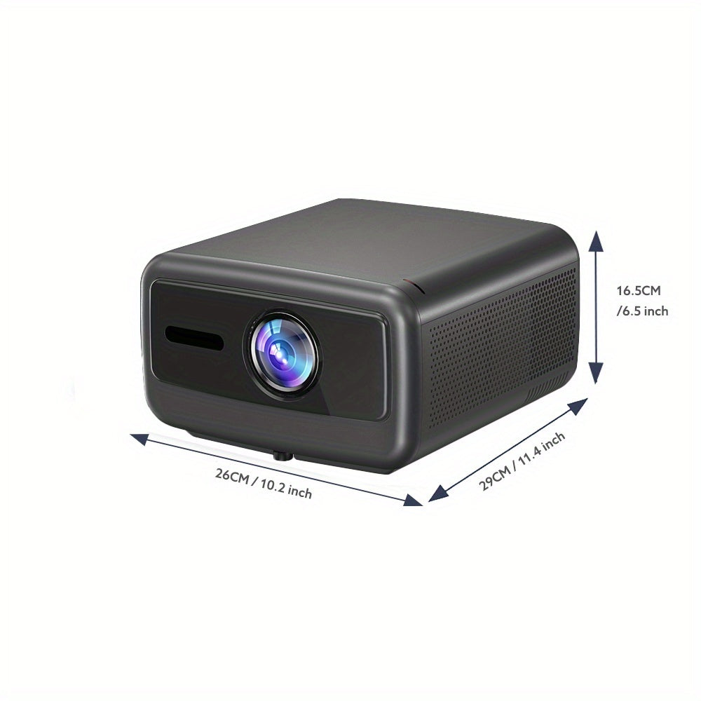 Projector – Beamer – Mini Beamer – Thuisbioscoop – Smart Projector – 3000 ANSI Lumen Helderheid – Android 12 Wifi & Bluetooth Draadloos