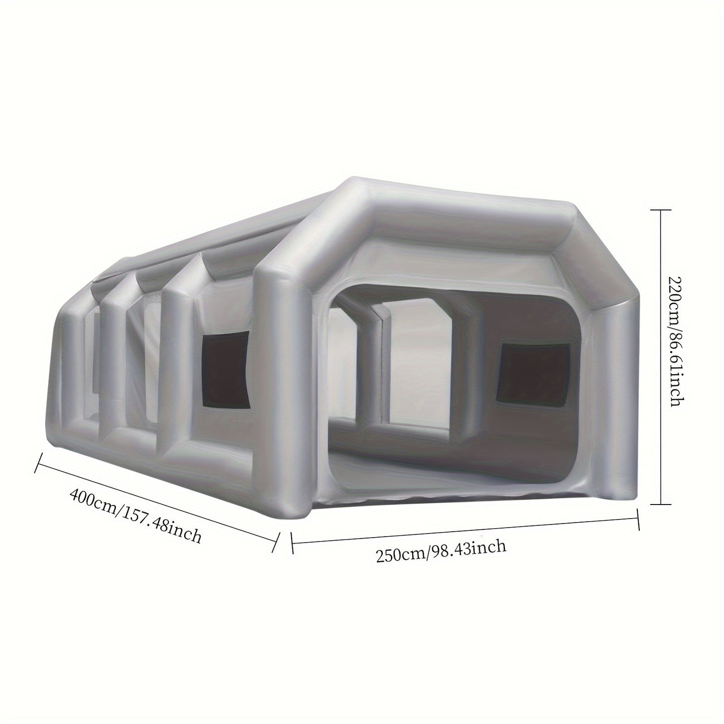 Spuitcabine – Spuitverf Tent – Verfspuitcabine – Spuittent – Verf Shelter – Opblaasbaar – Ruime Werkruimte – Oxford Stof & PVC Frame – Ventilatiesysteem & Snelle Installatie