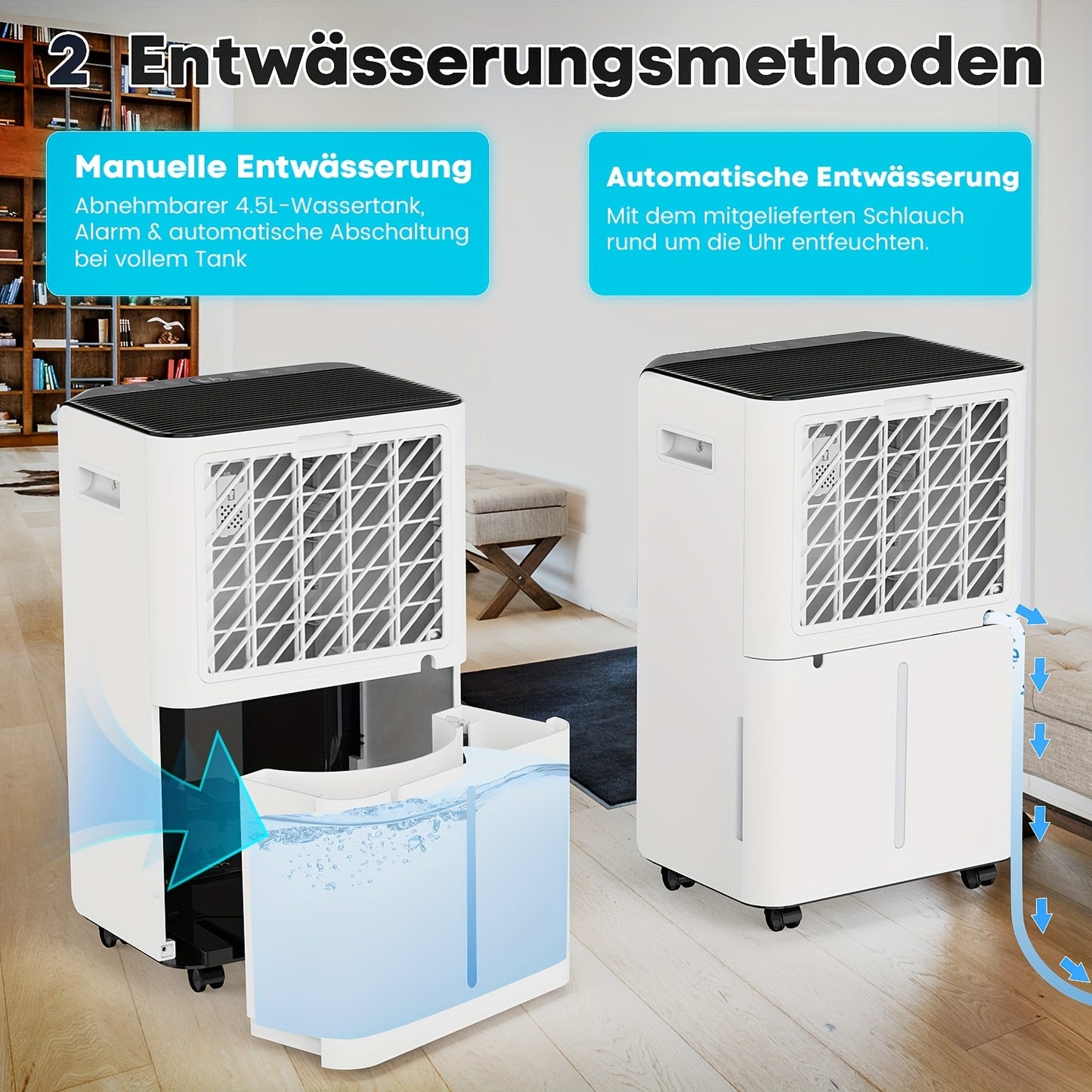 Opbergkast – Opbergrek – Opbergmeubel – Opbergwagen – Opbergkar – Scandinavisch Design – Waterdicht Kunststof – Verrijdbaar – 3,2+ Kubieke Voet – Mandarijnkleur – 68,5 cm Hoog