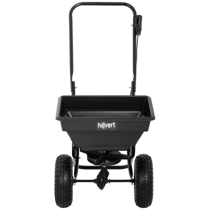 Spreader for Sowing Fertilizer for Lawn Salt Sand 14 L