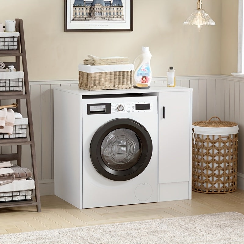 Opbergkast – Opbergsysteem – Opbergmeubel – Kast Met Wieltjes – Witte Houten Opbergkast – Compact 96x62x90 cm – Mobiel En Duurzaam