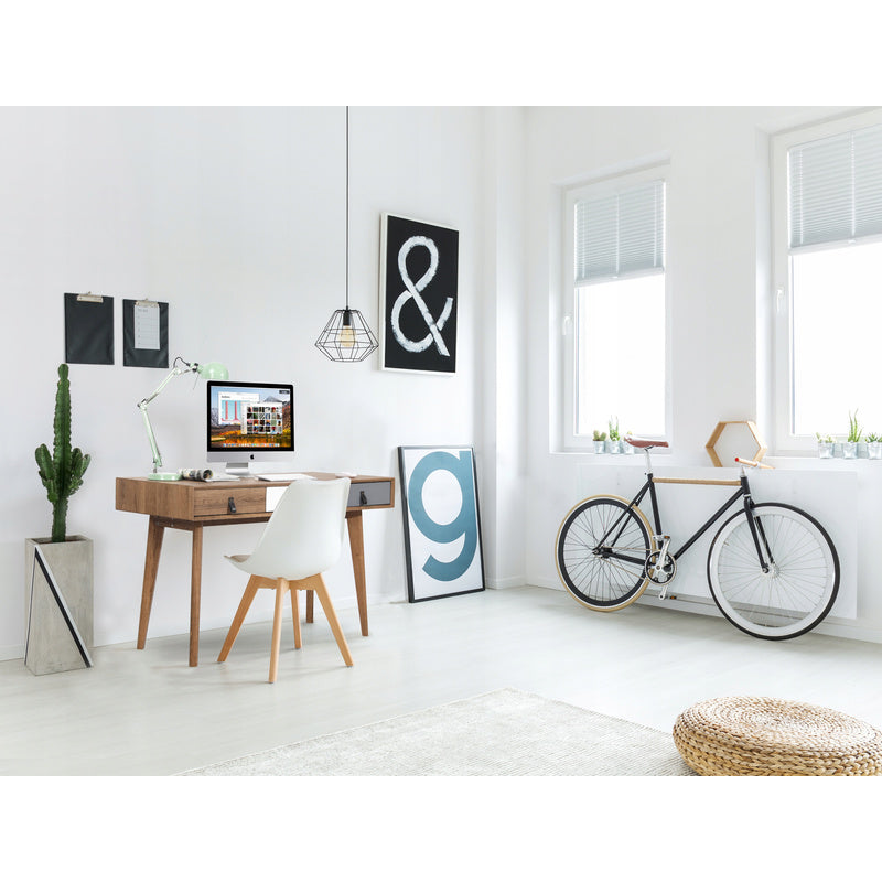 Elegant Bureau – Bureautafel – Werkplek – Computertafel – Kantoormeubel – Ruim Werkblad – Stevig Hout
