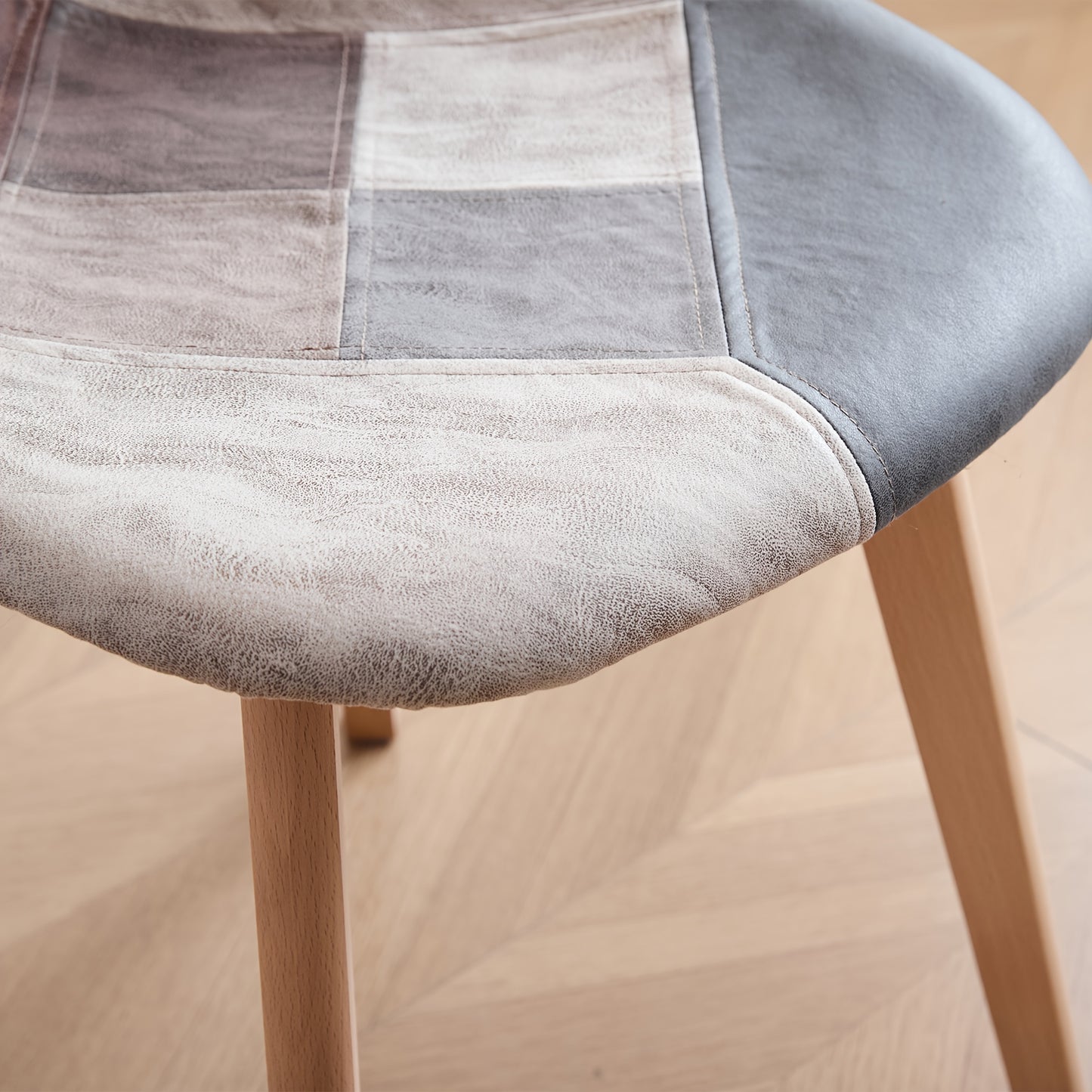 Eetkamerstoelen – Keukenstoelen – Caféstoelen – Wachtkamerstoelen – Moderne Stoelen Bruin – Waterbestendig Kunstleer – Beukenhouten Poten