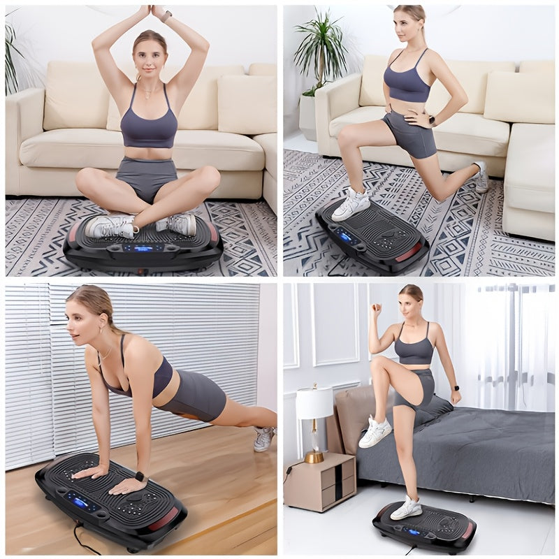 Vibratieplaat – Trilplaat – Fitnessboard – Powerplate – Vibraplate – 120 Niveaus Touchbediening – Stille Motor – Max Belastbaarheid 200 kg – ABS Behuizing