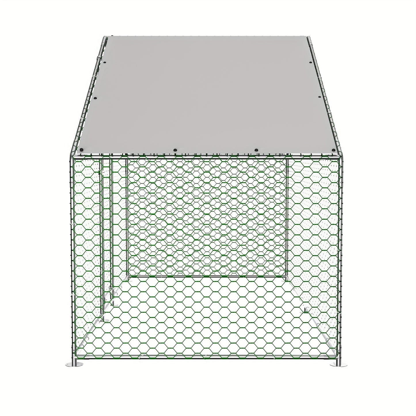 Dierenren – Kippenren – Konijnenren – Buitenren – Vrije Uitloop – Stevig Metaal – 3x1,5x2 Meter – Zonder Elektriciteit