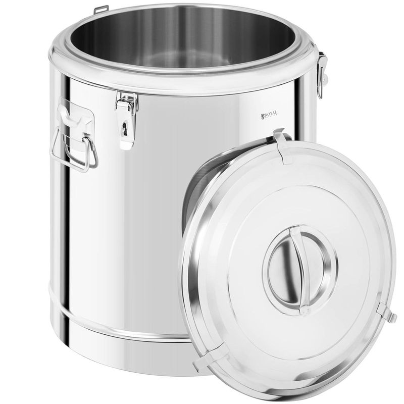 Thermos – Voedselcontainer – Warmhoudcontainer – Cateringcontainer – Isolatiecontainer – 60 Liter – RVS – Houdt Eten 12 Uur Warm