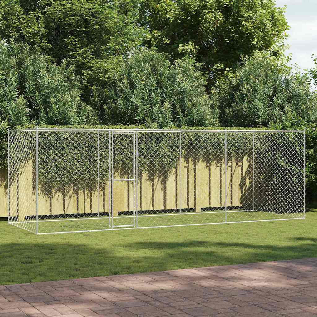 Hondenren – Puppyren – Hondenkennel – Konijnenren – Omheining – 6x2x2 Meter – Gegalvaniseerd Staal – Weerbestendig & Roestvrij