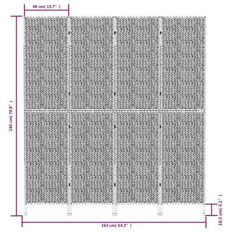 Room Divider Scherm – Kamerscherm – Studio Scherm – Bureauscherm – Vrijstaand Paneel – Houten Materiaal – Draadloos Zonder Elektriciteit