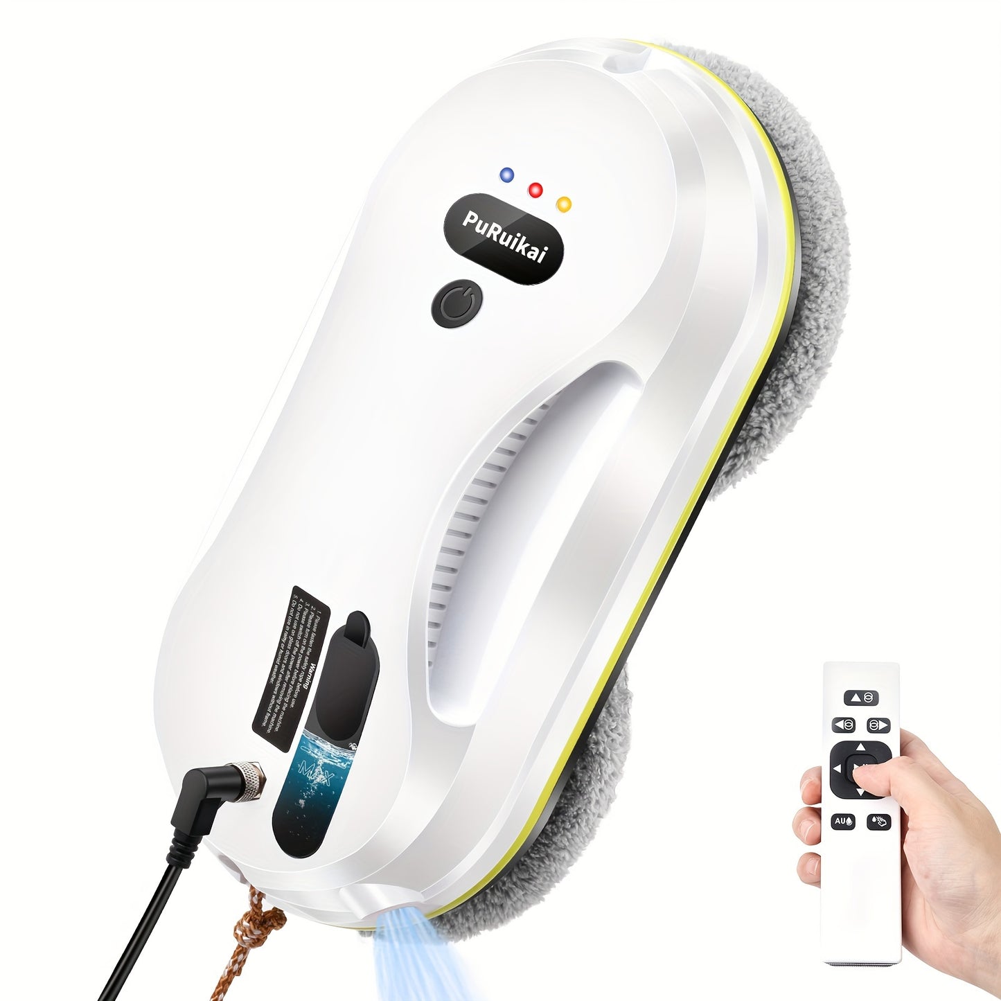 Automatische Ramenwasser – Ramenreiniger – Glasreiniger Robot – Schoonmaakrobot – Elektrische Raamreiniger – Afstandsbediening – Lithium-Polymeer Accu – Draadloos Met Netstroom