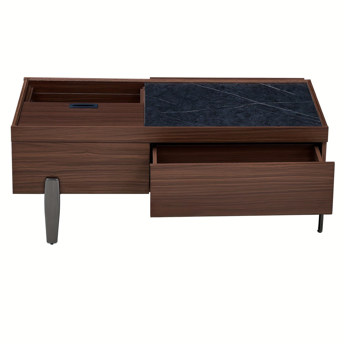 Ronde Marmeren Eettafel – Ronde Tafel – Marmeren Tafel – Eettafel Marmer – Design Eettafel – Wit Marmeren Blad – Gouden Metalen Onderstel – Diameter 100 cm – Stevig & Duurzaam