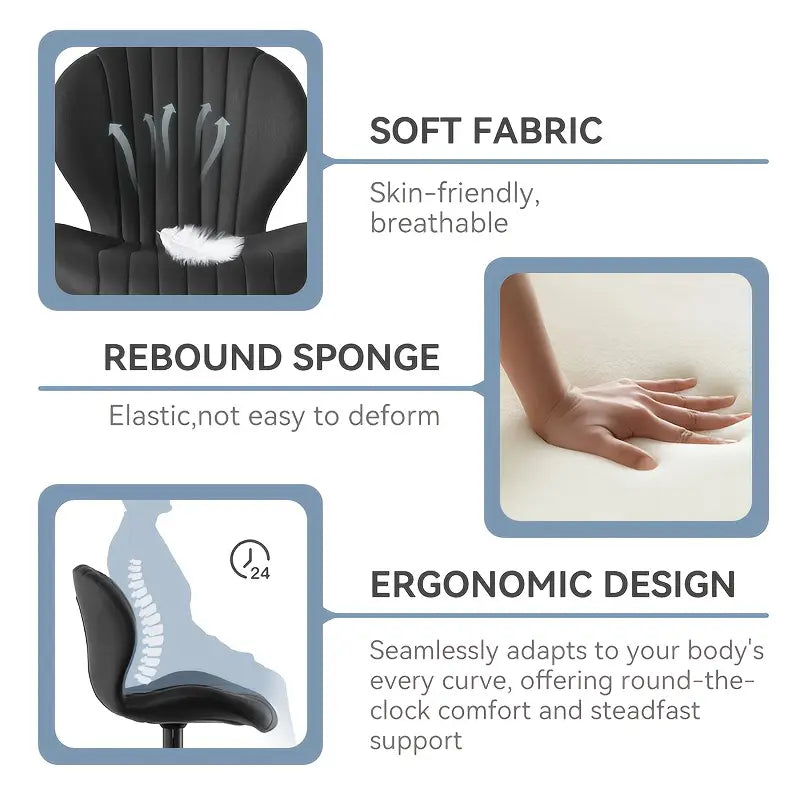 Barkrukken – Barstoelen – Barstoeltjes – Keukenstoelen – Barkruk Set van 2 – Ergonomisch Design – 360° Draaibaar – Verstelbaar – Kunstleren Zitting – Met Rugleuning en Voetsteun – Vintage Stijl – Licht Beige