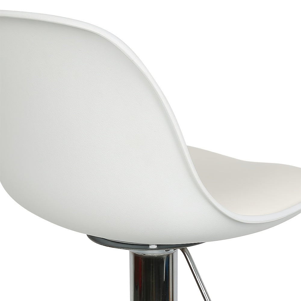 Barkrukken – Barstoelen – Krukken – Keukenstoelen – Barkruk Set Zwart – Instelbare Zithoogte 55-75 cm – 360° Draaibaar – PU Geluidsleunig – Stevige Metalen Onderstel