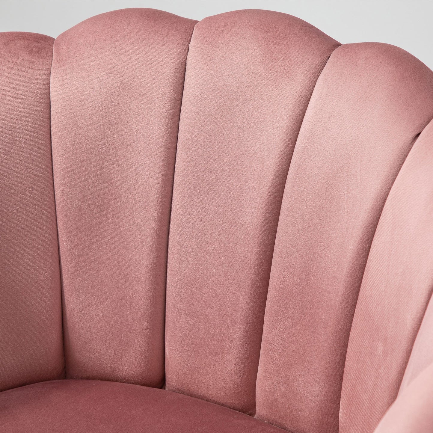 Eetkamerstoel – Keukenstoel – Fauteuil – Woonkamerstoel – Rosa Variant – Fluweelachtige Polyester Bekleding – Duurzame Rubberhouten Poten – 66 x 66 x 78,5 cm