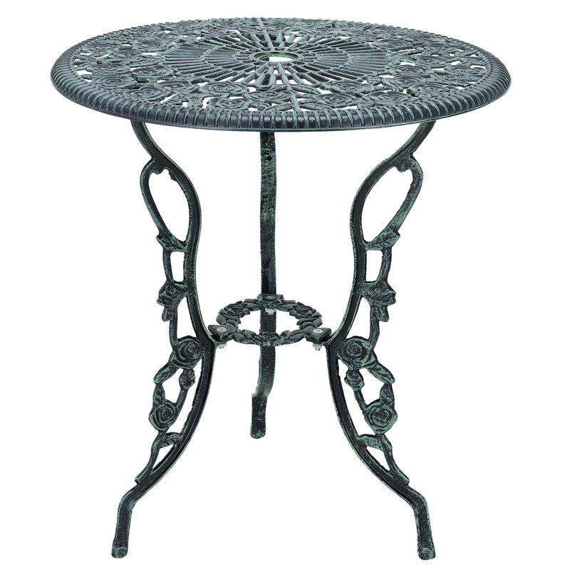 Bistro Set – Tuinset – Balkonset – Terrasset – Klapset – Inklapbaar – Weerbestendig Metaal – Compact Design – Groen