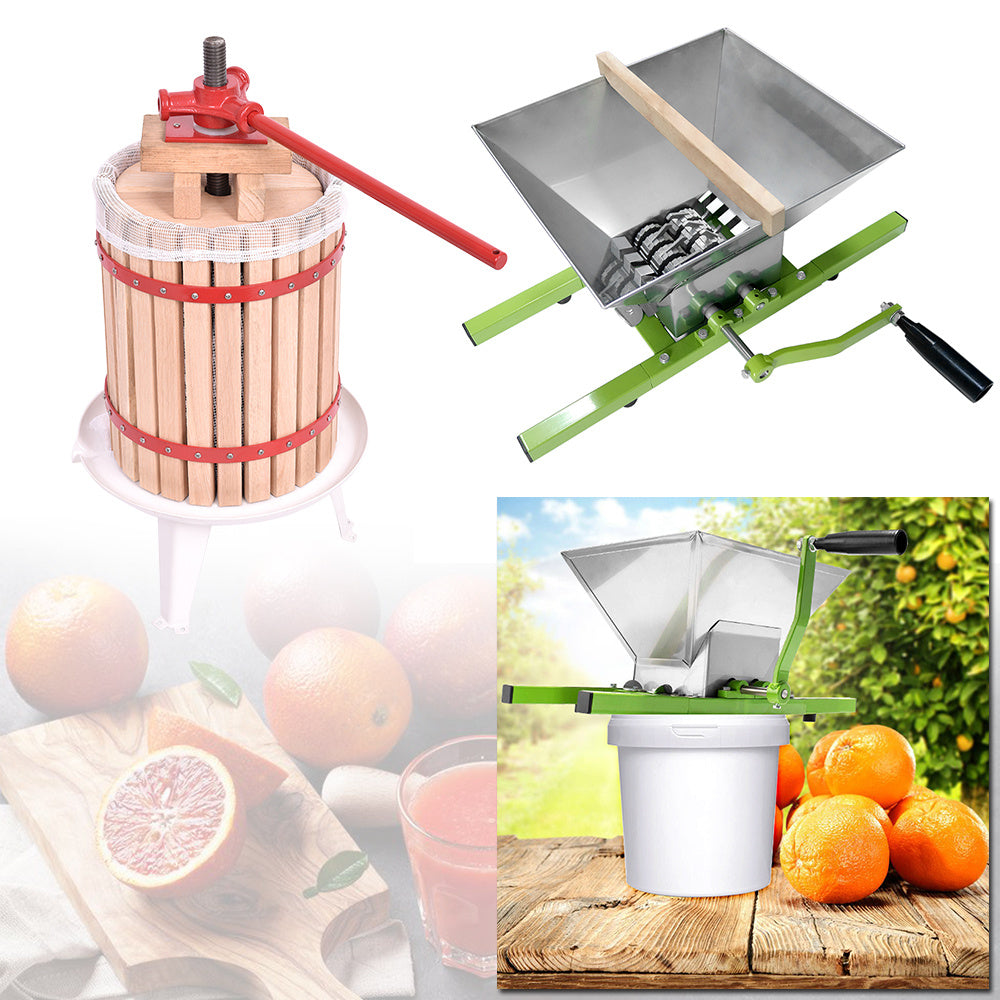 Handmatige Juicer – Fruitpers – Citruspers – Sapcentrifuge – Slowjuicer – 7 Liter Grote Inhoud – Robuust Metalen Ontwerp – Eenvoudig Schoon Te Maken