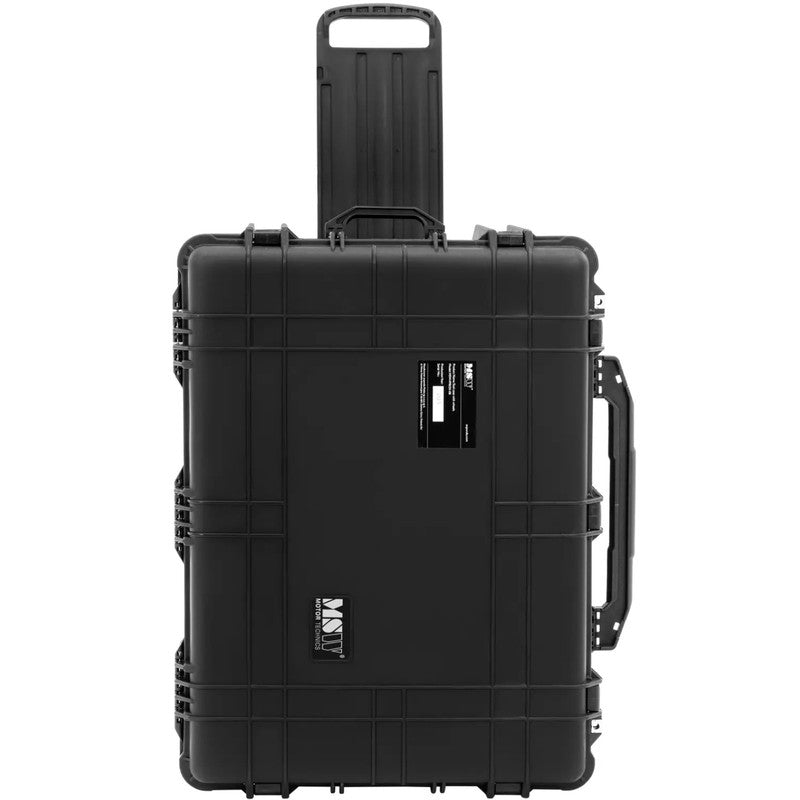 Protective Transport Suitcase on Wheels with Retractable Handle, 79 x 59.5 x 36.5 cm, 123 L