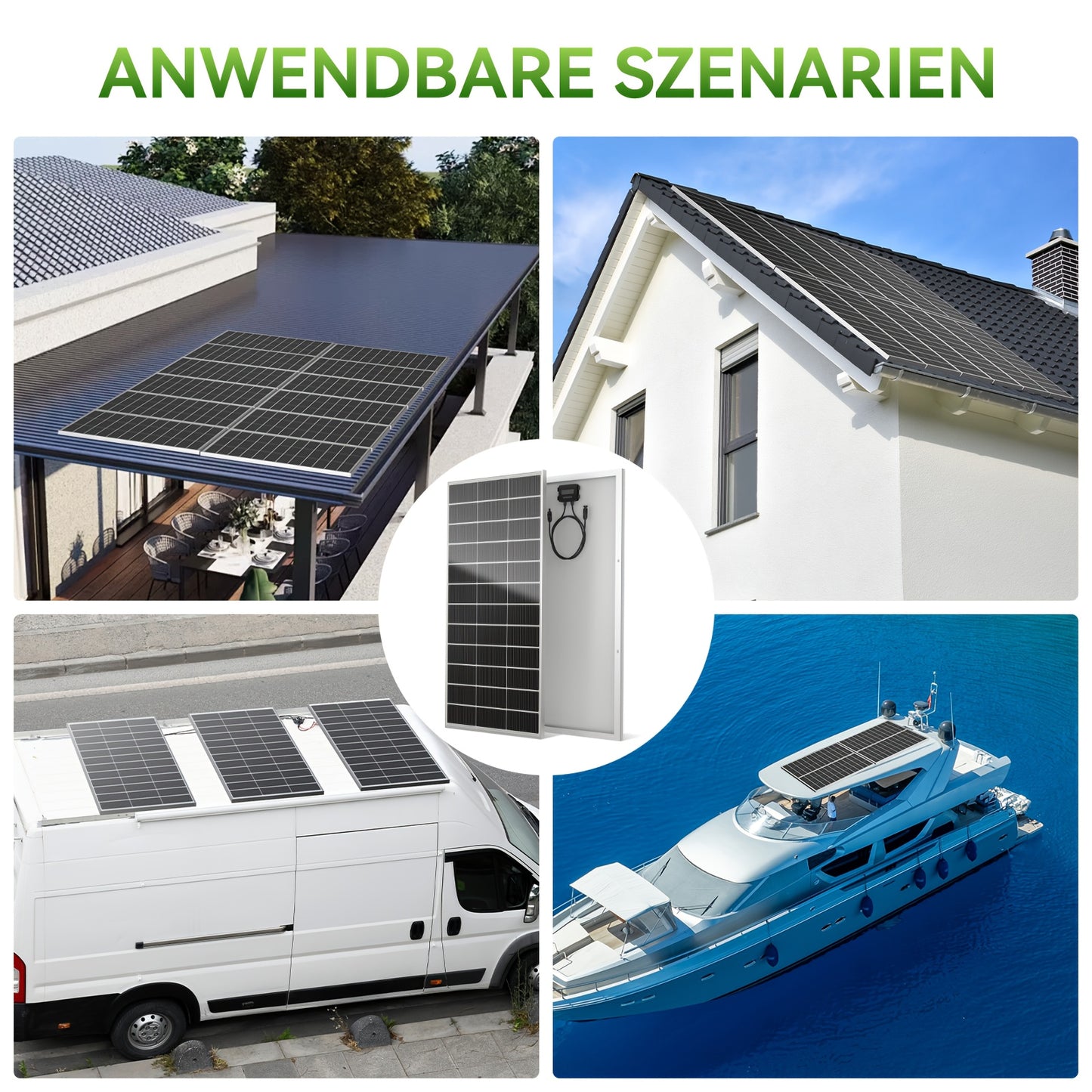 200W Zonnepaneel – Solar Paneel – Monokristallijn Paneel – Zonnecel – Caravan Zonnepaneel – Hoge Efficiëntie – Weerbestendig & Duurzaam