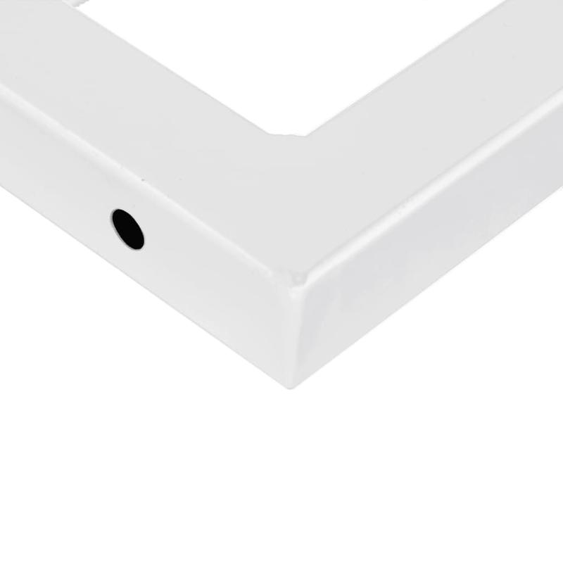 Wandrek – Wandplank – Muurrek – Opbergrek – Plank – Ruimtebesparend Design – Staal Met Acaciahout