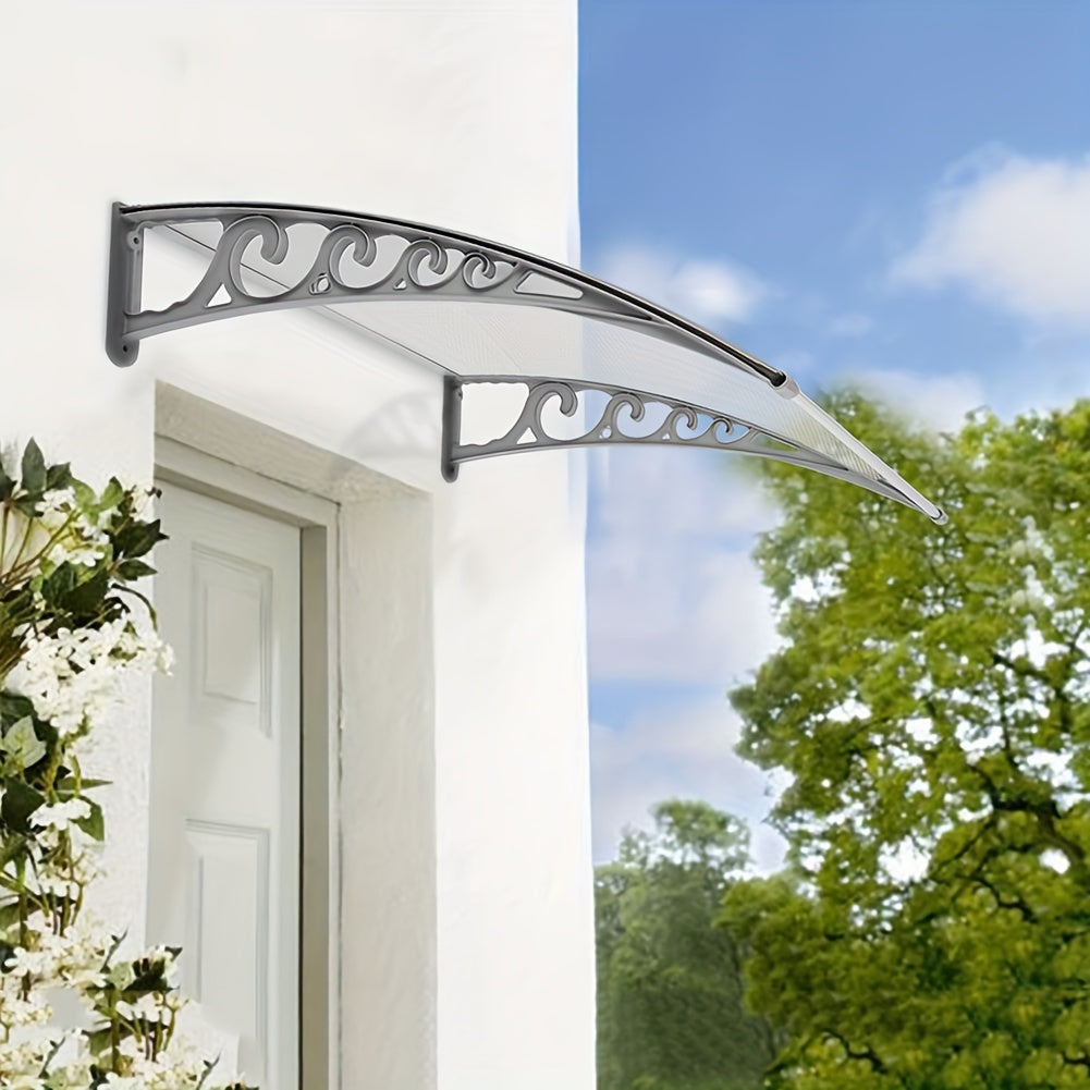Polycarbonaatplaat – Dakplaat – Kunststofplaat – Kanaalplaat – Lichtdoorlatend – 100x100 cm – Aluminium Frame – Weerbestendig & UV-Bestendig