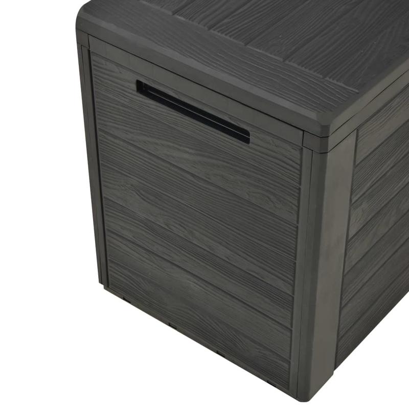 Anthracite Outdoor Storage Box 116X44X55 Cm – Sleek Design, Rational Organisation And Proven Robustness for Modern Living Spaces