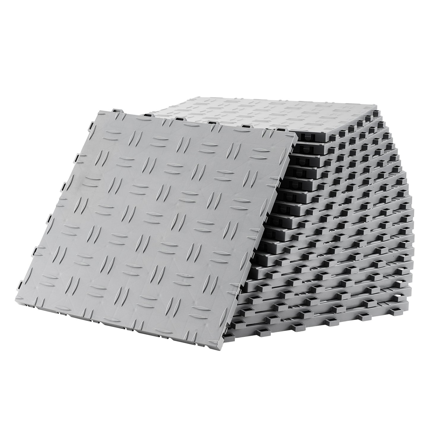 Garagetegels – Vloertegels – Interlocking Tegels – Garagevloer – Opslagtegels – Polypropyleen – 13,4 mm Dikte – Tot 2500 kg Belastbaar