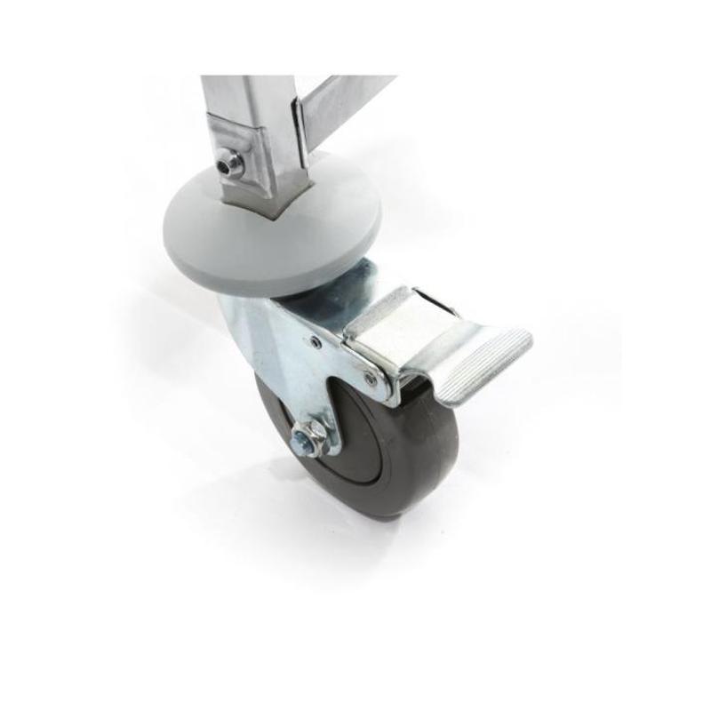 Trolley for Transporting 7 X GN 1/1 Containers with a Worktop - Hendi 810668