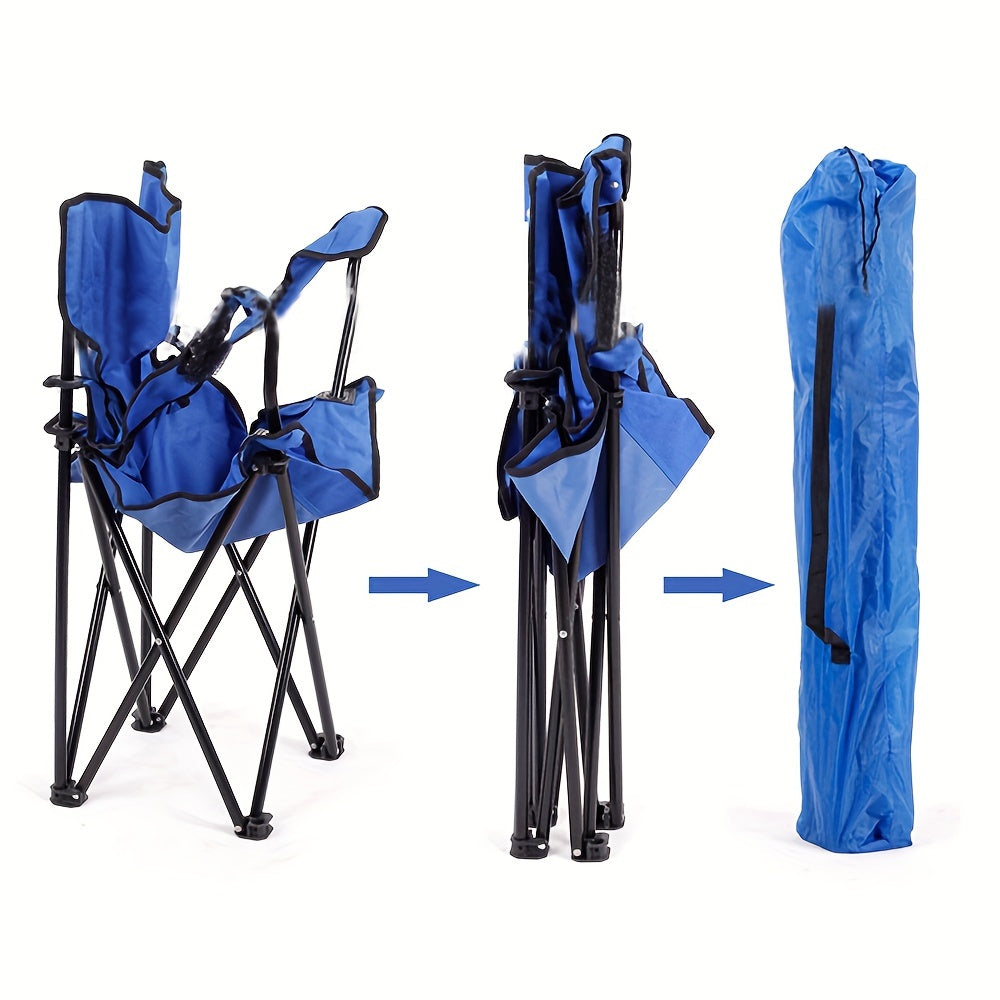 Klapstoel – Vouwstoel – Opvouwbare Stoel – Campingstoel – Tuinstoel – Comfortabel Gestoffeerd – Lichtgewicht Staalframe