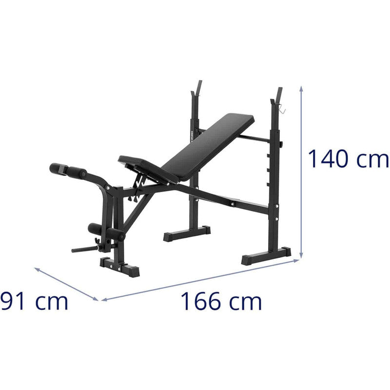 Adjustable Bench for Barbell Training, Supports Up to 100 kg