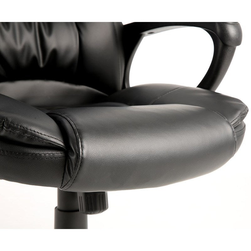 Bureaustoel – Draaistoel – Office Chair – Gamingstoel – Kantoorstoel – Verstelbare Hoogte – Vergrendelbare Kantelfunctie – Zwarte Rubber Wieltjes
