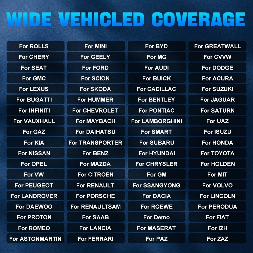 OBD2 Uitleeskabel – OBD2 Scanner – Autodiagnose Tool – Diagnose Scanner – Uitleesadapter – Draadloos Bluetooth – Volledige Systemen Diagnostiek – 23+ Resetfuncties
