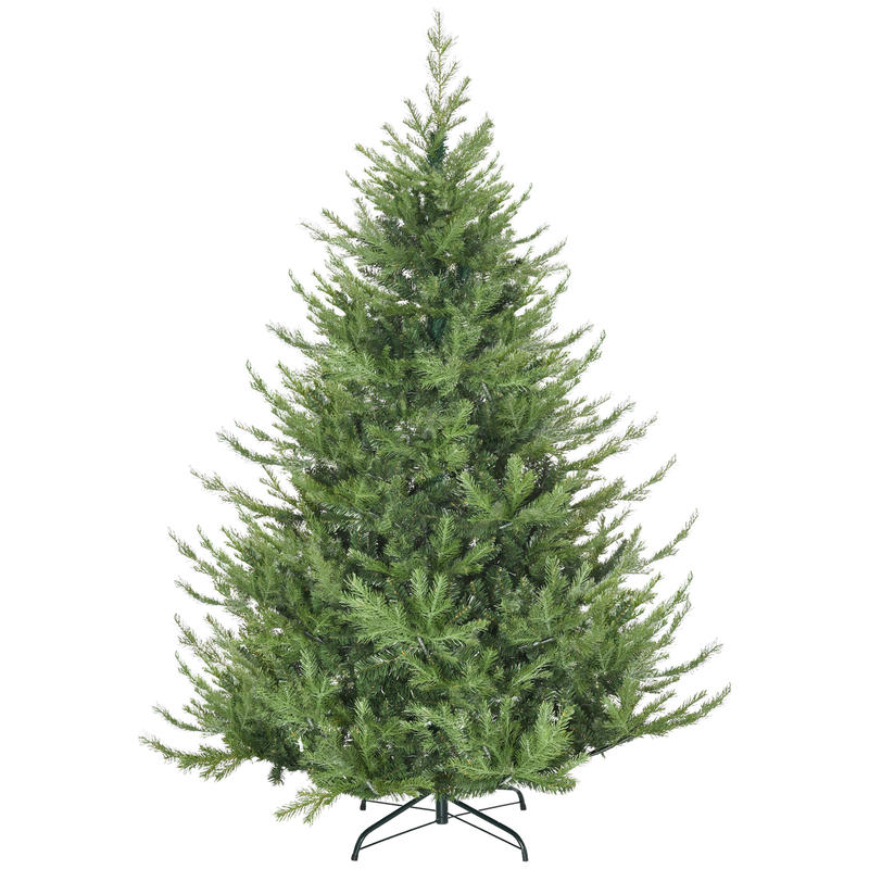 Kerstboom kunststof – Kunstkerstboom – Kerstboom kunst – Feestboom – Voorgemonteerde kerstboom – Vooraf gemonteerd – Stevige voet – Realistische kunststof takken
