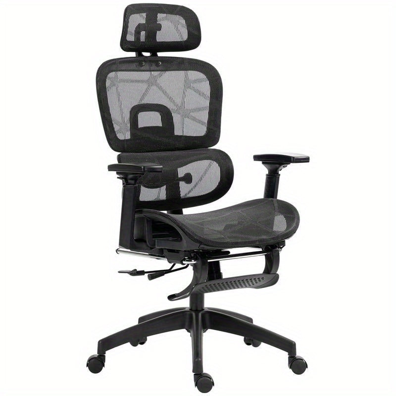 Ergonomische Bureaustoel – Bureaustoel – Werkstoel – Kantoorstoel – Bureau Stoel – Ademend Mesh – Verstelbare Zithoogte
