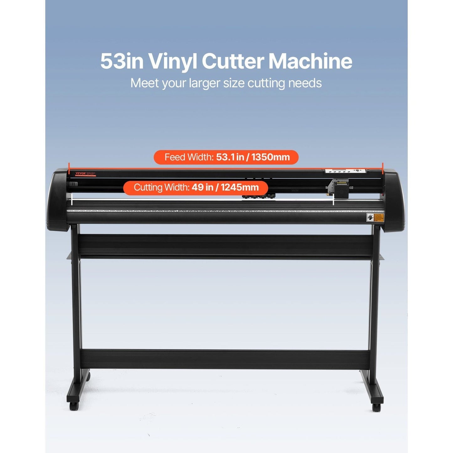 Snijplotter – Vinylsnijder – Plottermachine – Tekenplotter – Vinylcutter – 126 cm Snijbreedte – Verstelbare Snijdruk en Snelheid