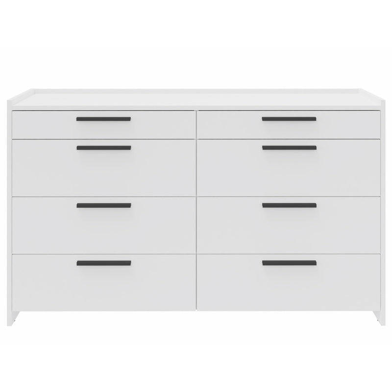 Kast – Opbergkast – Ladekast – Dressoir – Garderobekast – Wit – 6 Lades – Gelamineerd MDF
