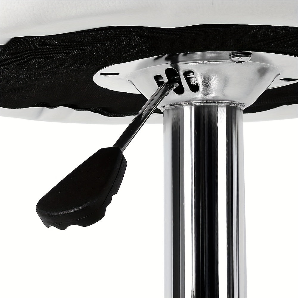 Barstoel – Barkruk – Keukenstoel – Barstoelset – Kruk – Kunstleer Bekleding – Verstelbare Zithoogte 85-105 cm – 360° Draaibaar Met Metalen Onderstel