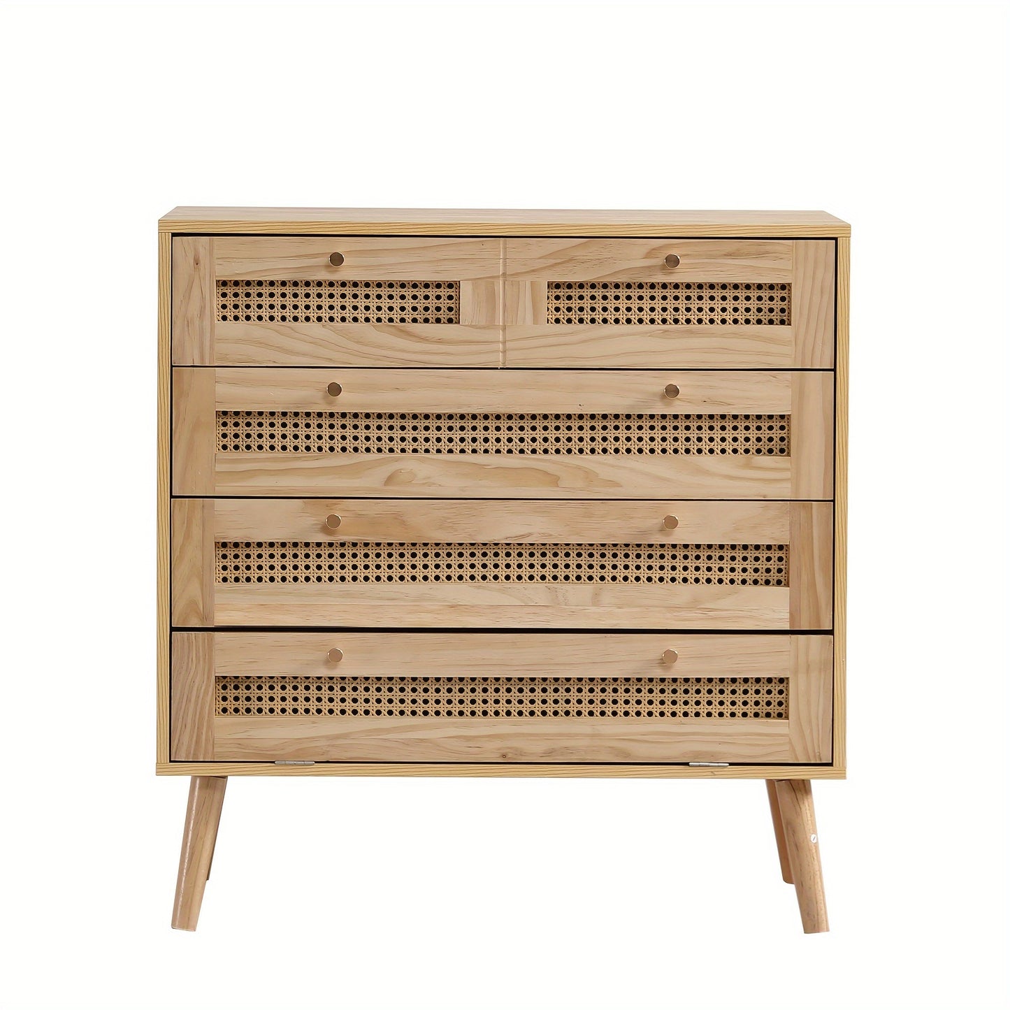 Bamboe Kast – Ladenkast – Opbergkast – Commode – Ladekast – Naturel Kleur – 3 Lades – Duurzaam Bamboemateriaal – Compact Ontwerp