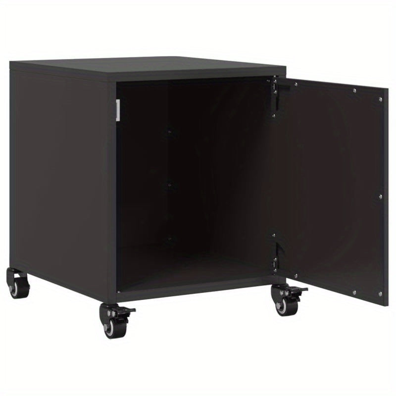 Bedside Tables 2pcs 36X39X43.5 Cm Steel Black