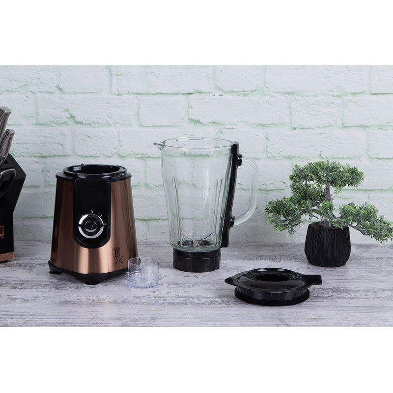 Blender – Smoothiemaker – Keukenmachine – Mixapparaat – Staafmixer – 1000 Watt Vermogen – 1,5 Liter Glazen Kan