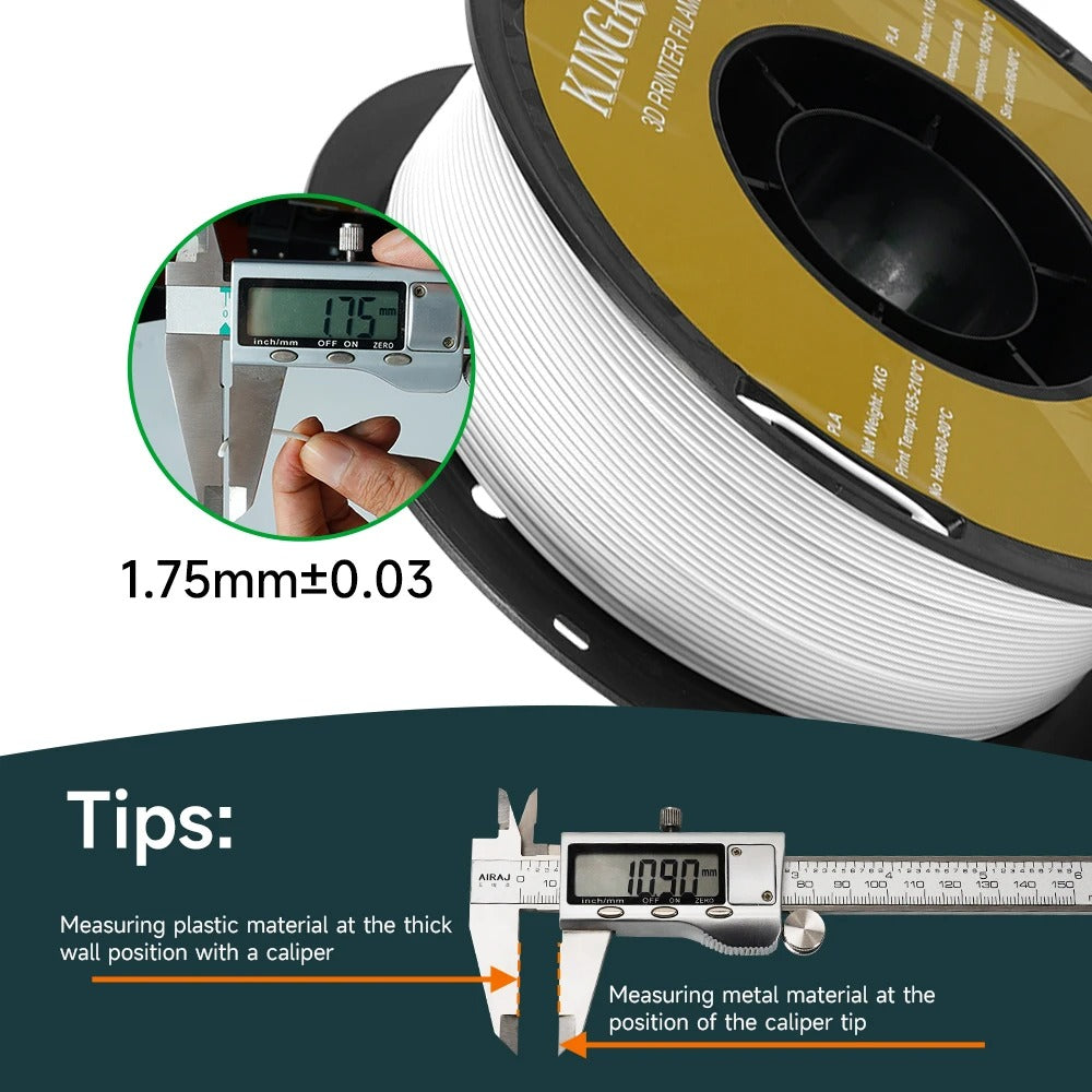3D Printer Filament - PLA Filament - 10KG - 10pcs - 1.75mm Dimensional Accuracy - for Most FDM Printers - Multicolor