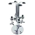 Dispenser - Bottle Drink Dispenser - Wine Beer Alcohol Beverage Drink Dispenser - for 4 Bottles - Silver