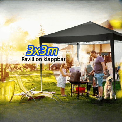 3x3m Easy to Set Up Up Upgraded Pop Up Tent, Portable, Made Of New Material, Suitable for Outdoor Use, Camping Fair Holiday Halloween Events