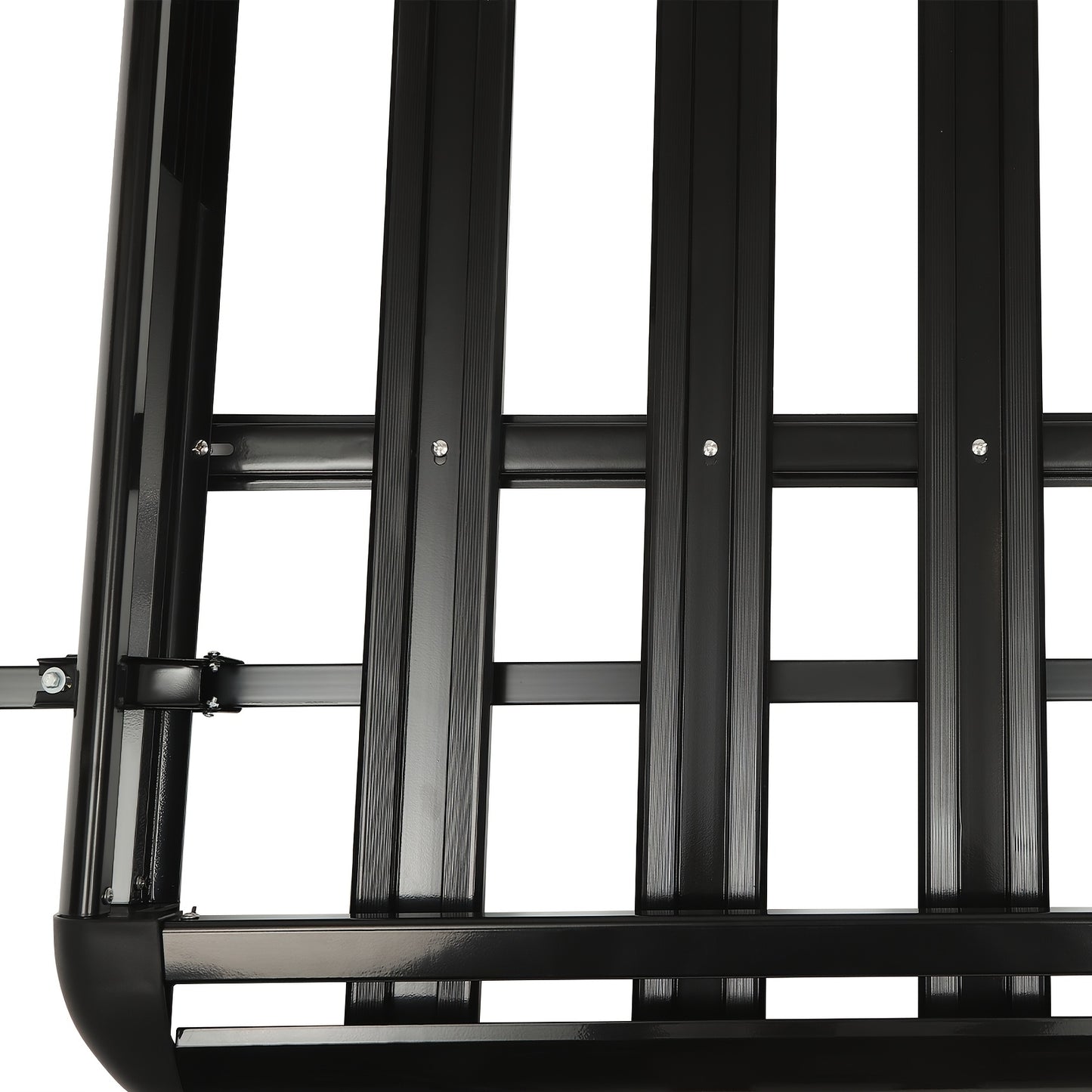 Universele Dakkofferdrager – Dakdrager – Bagagerek – Roofrack – Dakdrager Zwart – Verstelbaar 100-135 cm – Draagvermogen 150 kg – Aluminium & Staal