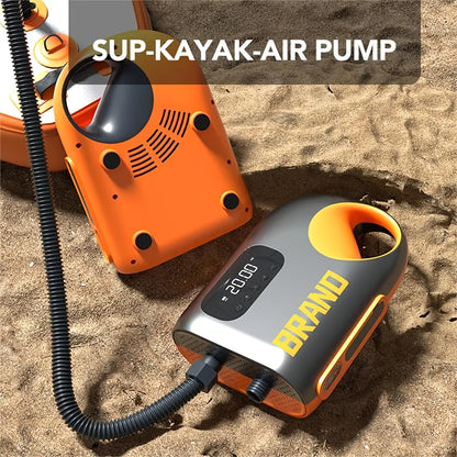 Elektrische Luchtpomp – Opblaaspomp – Compressor – Inflator – Pomp – USB Oplaadbaar – Max 20 PSI – Compact Design Zwart