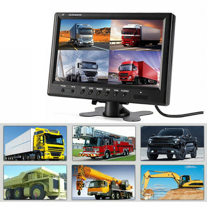 Achteruitrijcamera – Parkeercamera – Reversiecamera – Backup Camera – 4 Camera Set – 9 Inch Monitor – Nachtzicht – 20 Meter Kabels
