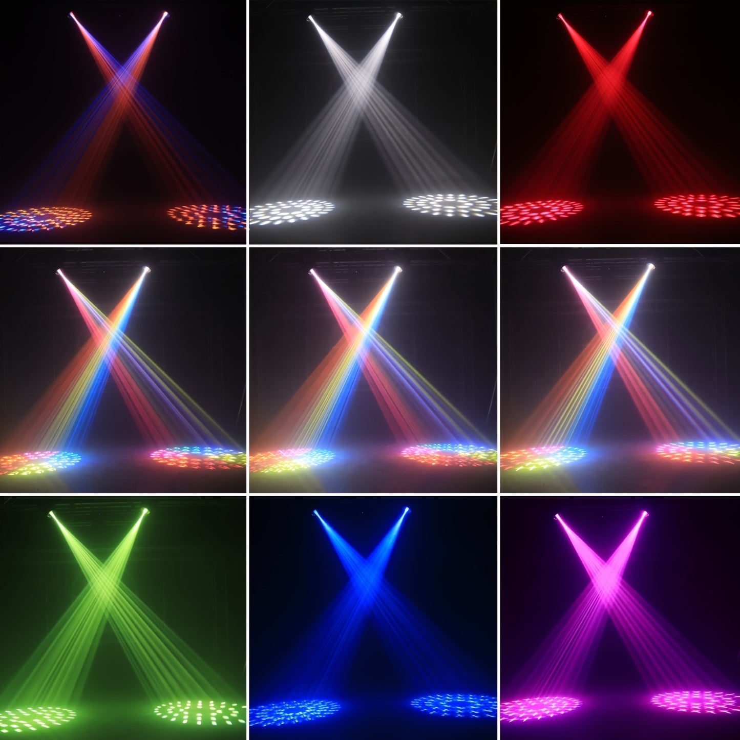 Movinghead – Podiumverlichting – Disco Licht – DJ Verlichting – Lichteffect – Krachtige 280W Halogeenlamp – 13 Kleuren en Gobos