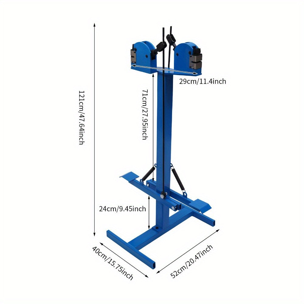 Metaalschrinker – Metaalstretcher – Metaalbuiger – Plaatbuiger – Buigmachine – Voetpedalen Bediening – Robuust IJzeren Frame 113x48x17 cm