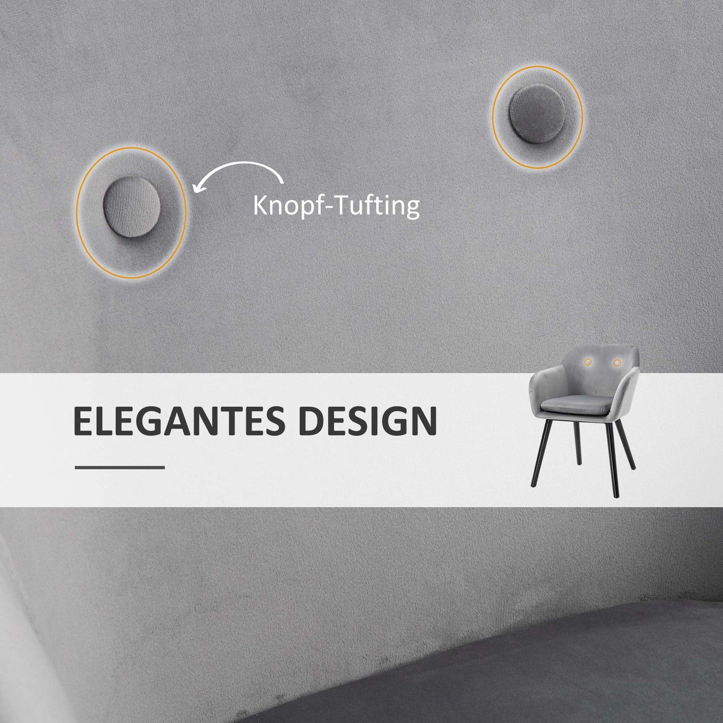 Eetkamerstoelen – Stoelen – Dining Stoelen – Keukenstoelen – Velours Stoelen – Set Van 2 – Fluweelachtige Bekleding – Beukenhouten Poten