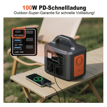 Powerbank – Power Station – Draagbare Accu – Mobiele Oplader – Externe Batterij – 600W Output – 145600mAh Hoogcapaciteit Lithiumbatterij